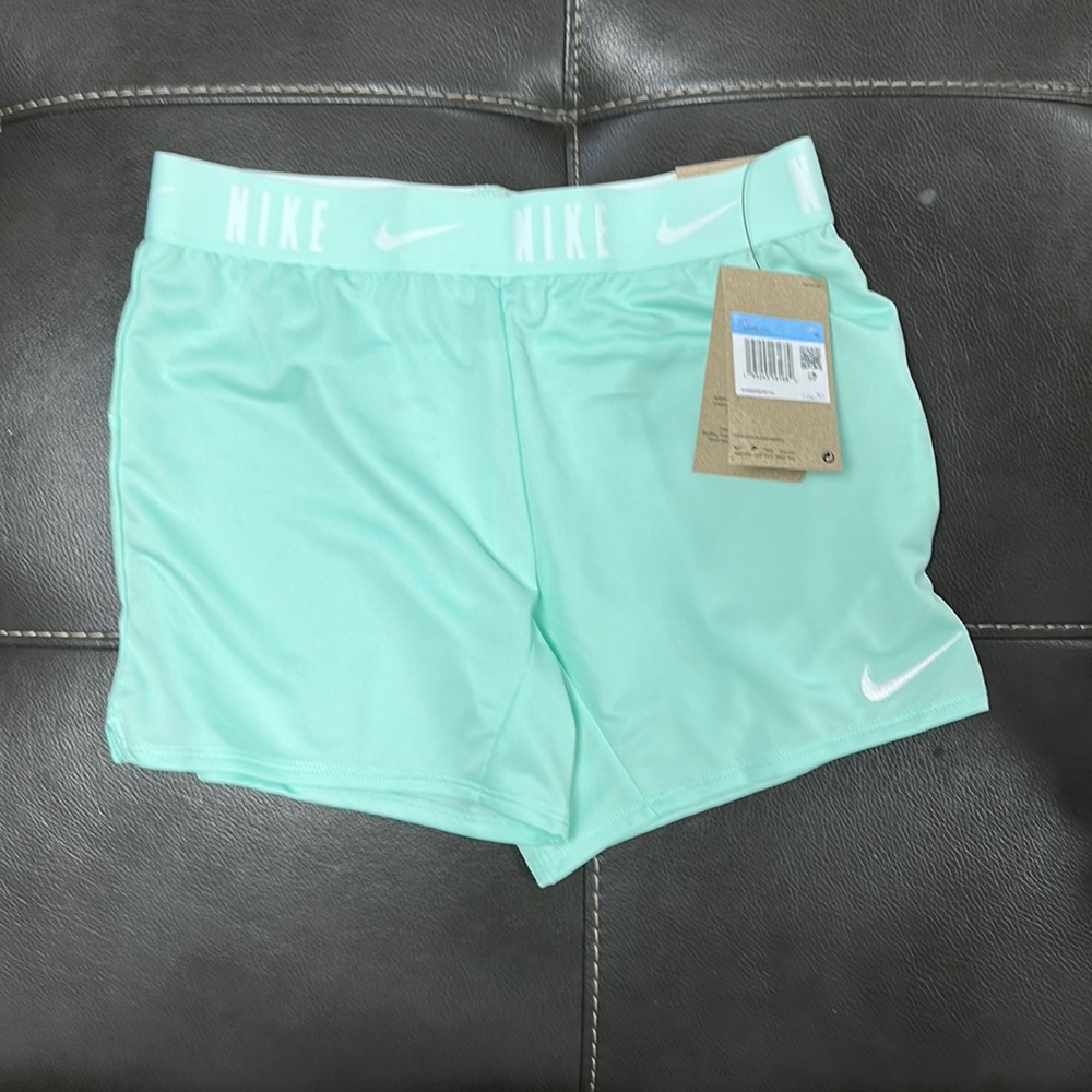 Sea foam green Nike shorts